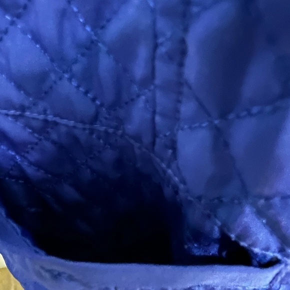 EUC CHICO'S size 1 medium/8 blue puffer vest lightweight - Picture 2 of 5